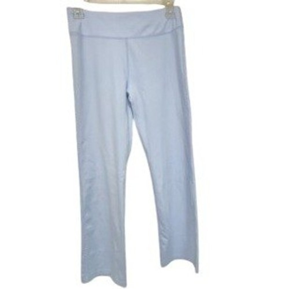 Mondetta Girls Light Blue Active Leggings Recycled Poly Spandex Size L 14/16